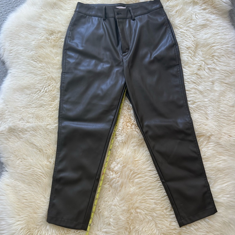 Women’s BCBGeneration Coffee Faux-Leather Pants